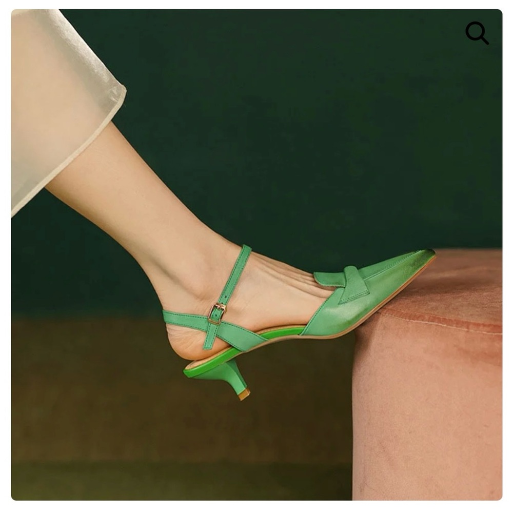 CHIKO sling back kitten heel